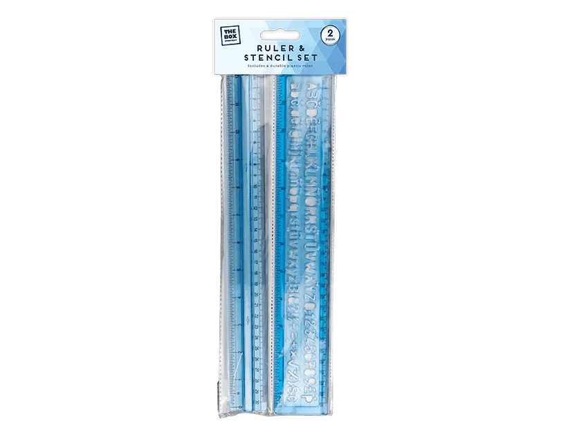 Ruler and Stencil Set 2pk - Cloud Nine Stores