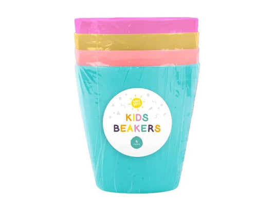 Kids Plastic Beakers 4pk - Cloud Nine Stores