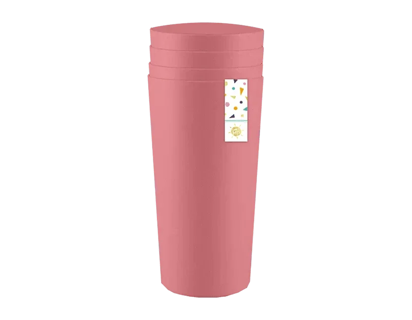 Summer Soft Touch Cups 4 Pack - Cloud Nine Stores