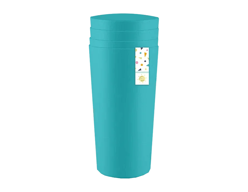 Summer Soft Touch Cups 4 Pack - Cloud Nine Stores