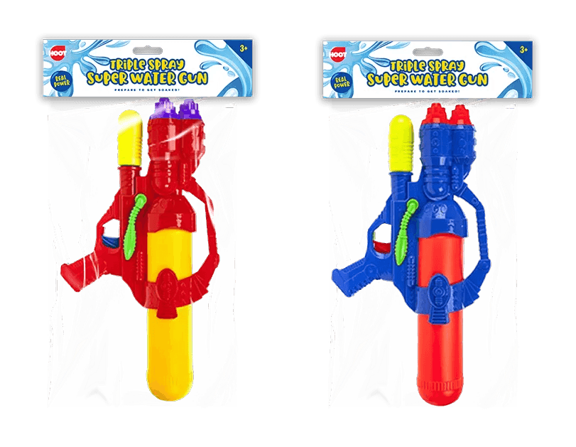 Super Pump Triple Spray Water Gun - Cloud Nine Stores