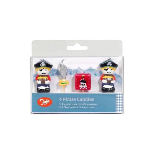 Tala 4 Pirate Cake Candles - Cloud Nine Stores