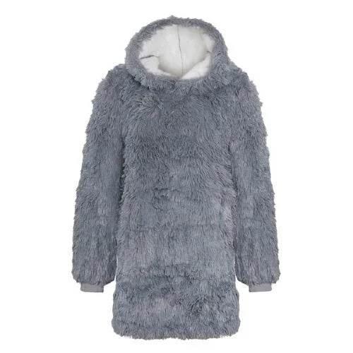 ADULT LONG PILE SHAGGY HOODIE - Cloud Nine Stores
