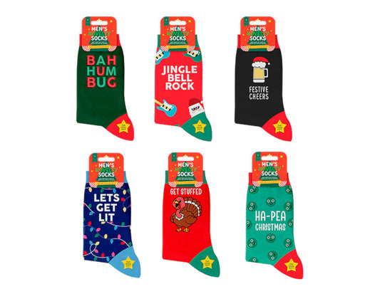Mens Novelty Christmas Socks - Cloud Nine Stores