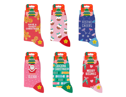 Ladies Novelty Christmas Socks - Cloud Nine Stores