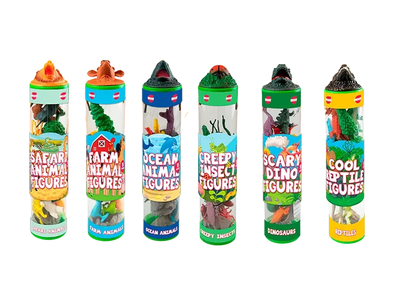 Mixed Animals Figure Tube Cloud Nine Stores