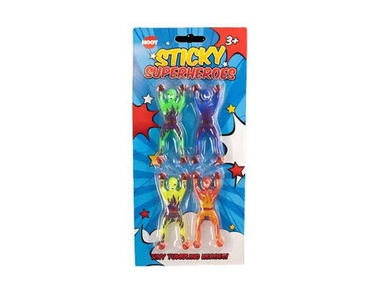 Sticky Superheroes - 4 Pack - Cloud Nine Stores