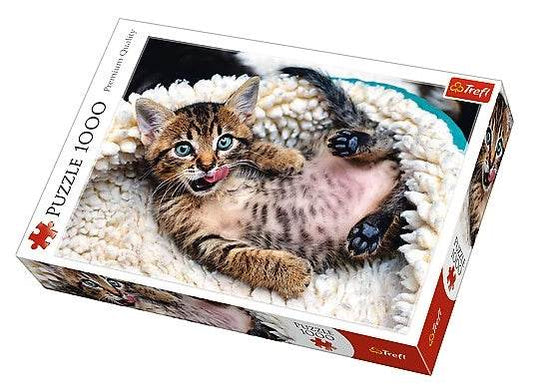Trefl (10448) - "Cheerful Kitten" - 1000 pieces puzzle - Cloud Nine Stores