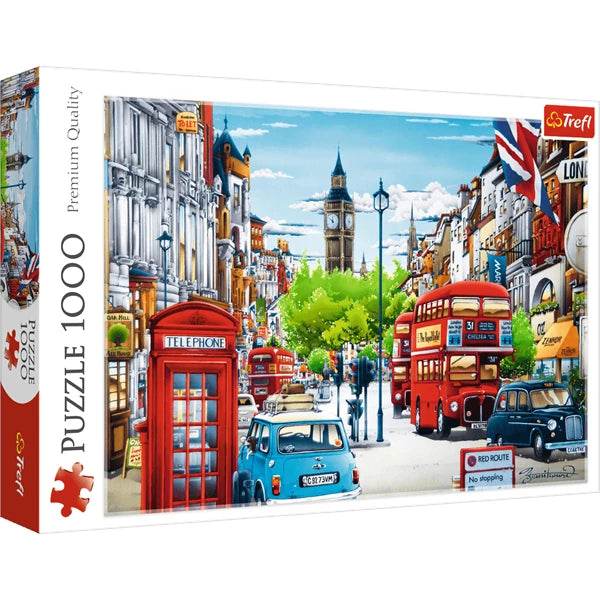 Trefl (10557) - "London street" - 1000 pieces puzzle - Cloud Nine Stores