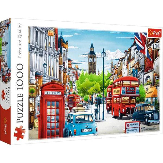 Trefl (10557) - "London street" - 1000 pieces puzzle - Cloud Nine Stores
