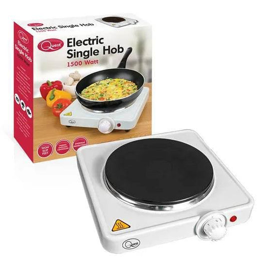 Quest 35240 Single Ring Electric Hob - Cloud Nine Stores