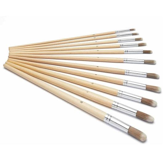 Harris Hobby & Craft Seriously Good Round Brush - Pack of 11 - Cloud Nine Stores