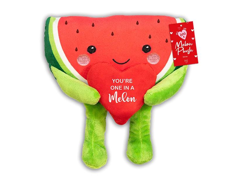 Watermelon Heart Plush 22cm Cloud Nine Stores