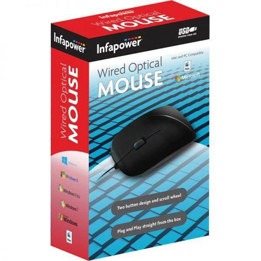 Infapower X202 Wired Optical Mouse - Cloud Nine Stores