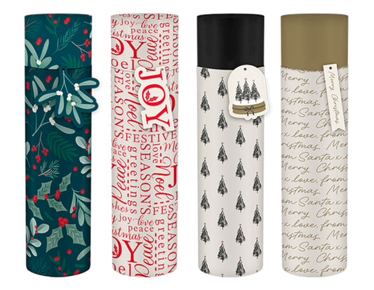 Christmas Bottle Gift Tube - Cloud Nine Stores