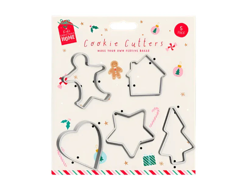 Xmas Cookie Cutters 5 Pack - Cloud Nine Stores